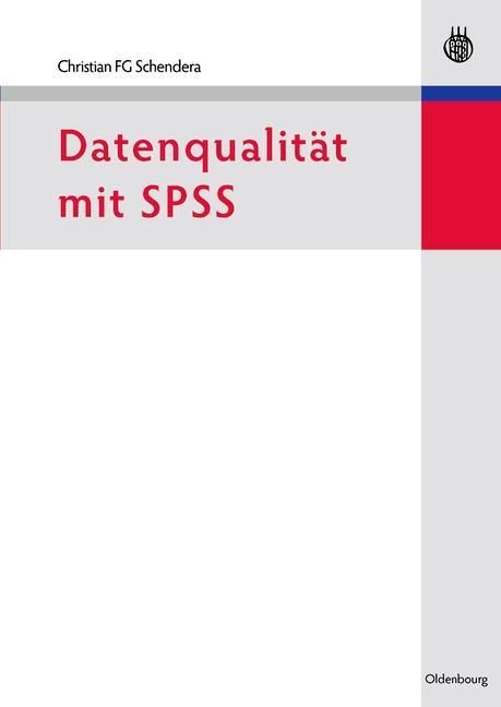 Produktbild: Datenqualit&auml;t mit SPSS