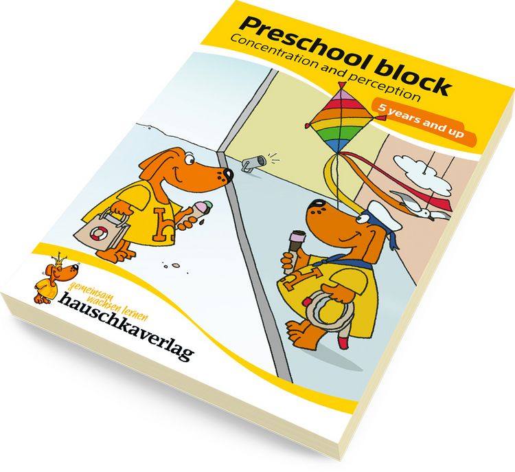 Preschool Activity Book for 5 Years - Boys and Girls - Concentration and perception