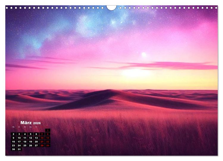 Produktbild: Pr&auml;rie Welten - Ein Kalender, der die Seele der Pr&auml;rie einf&auml;ngt. (Wandkalender 2026 DIN A3 quer), CALVENDO Monatskalender