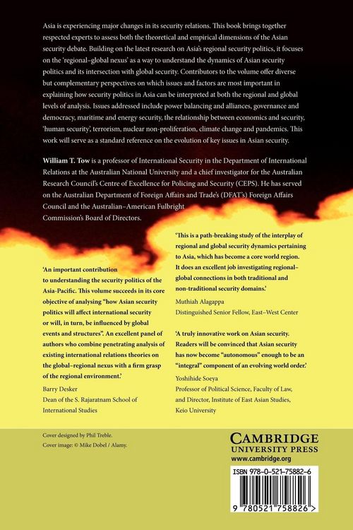 Produktbild: Security Politics in the Asia-Pacific