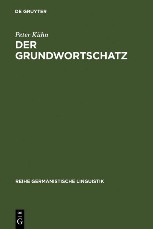 Produktbild: Der Grundwortschatz