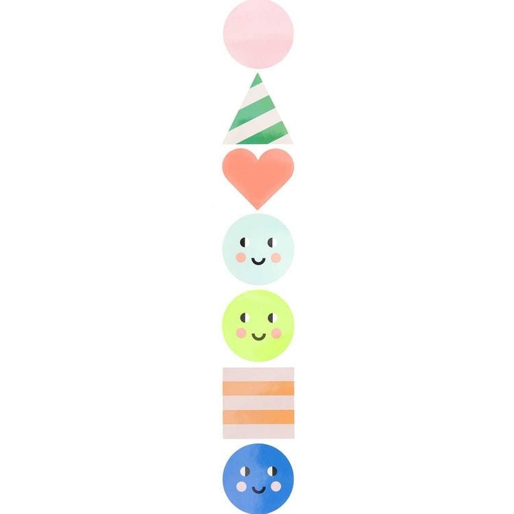 Produktbild: Sticker Happy Birthday, Formen MIX