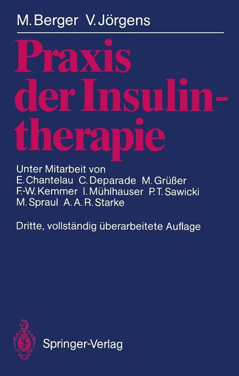 Produktbild: Praxis der Insulintherapie