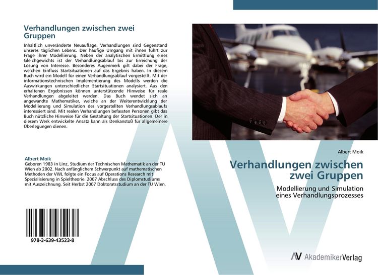Produktbild: Verhandlungen zwischen zwei Gruppen