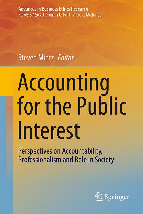 Produktbild: Accounting for the Public Interest