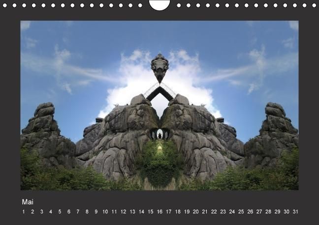 Produktbild: Spiegelwelten - die Externsteine (Wandkalender immerw&auml;hrend DIN A4 quer)