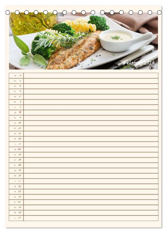 Produktbild: Guten Appetit (Tischkalender 2026 DIN A5 hoch), CALVENDO Monatskalender