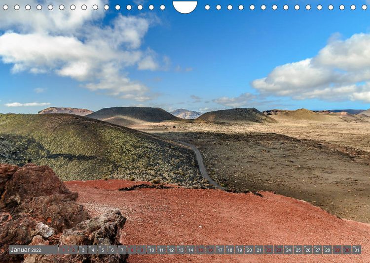 Produktbild: Lanzarote - Meisterwerke der Vulkane (Wandkalender 2022 DIN A4 quer)