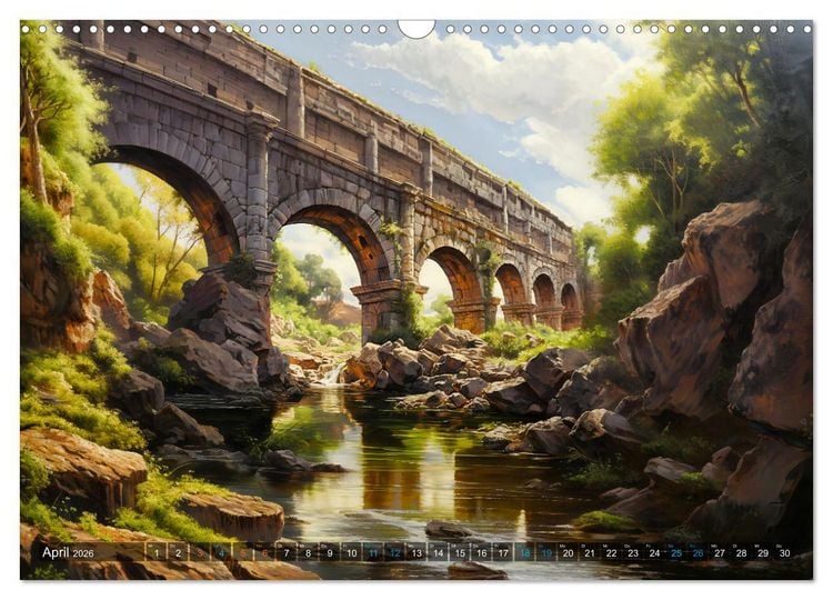 Produktbild: R&ouml;misches Leben - Antikes Stadtleben im R&ouml;mischen Imperium (Wandkalender 2026 DIN A3 quer), CALVENDO Monatskalender