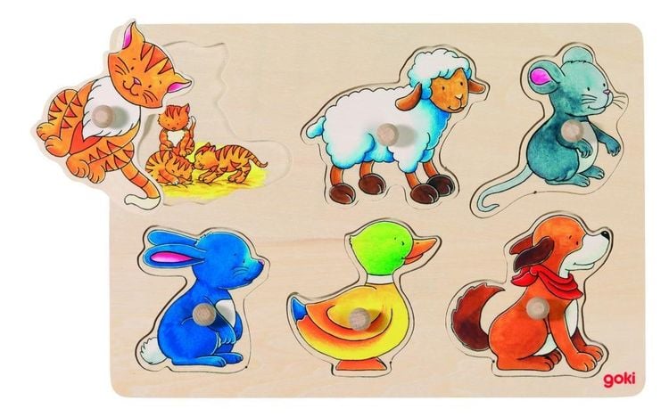 Bild vom Artikel Goki 57929 - Hintergrundbildpuzzle Mutter und Kind vom Autor 
