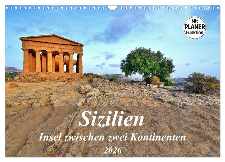 Produktbild: Sizilien - Insel zwischen zwei Kontinenten (Wandkalender 2026 DIN A3 quer), CALVENDO Monatskalender