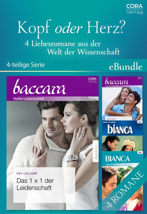 Produktbild: Kopf oder Herz? - 4 Liebesromane aus der Welt der Wissenschaft