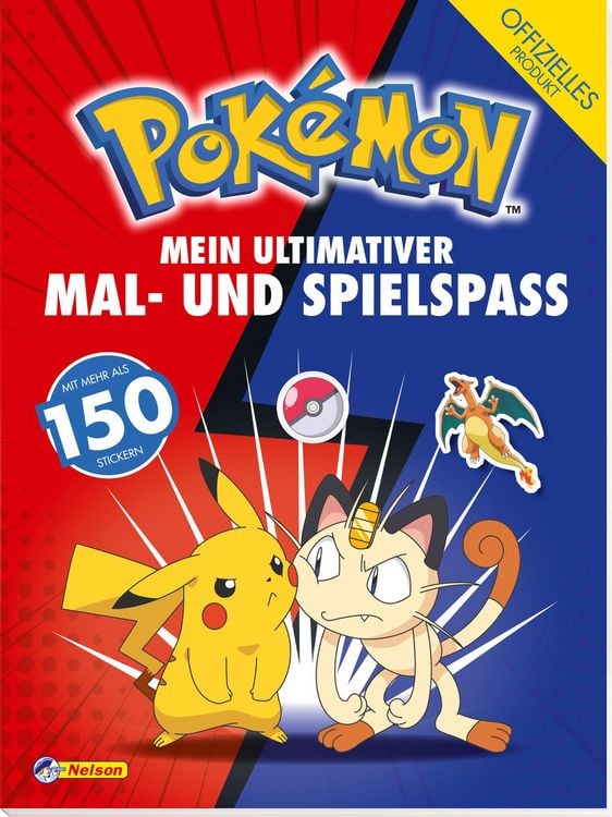 Produktbild: Pok&eacute;mon Activity-Buch: Mein ultimativer Mal- und Spielspa&szlig;