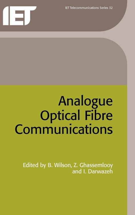 Produktbild: Analogue Optical Fibre Communications