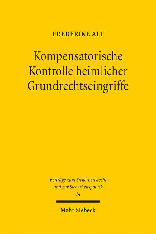 Produktbild: Kompensatorische Kontrolle heimlicher Grundrechtseingriffe