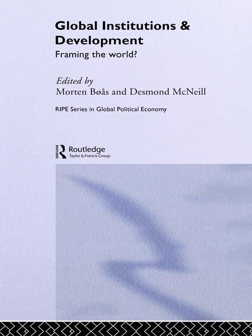 Produktbild: Global Institutions and Development