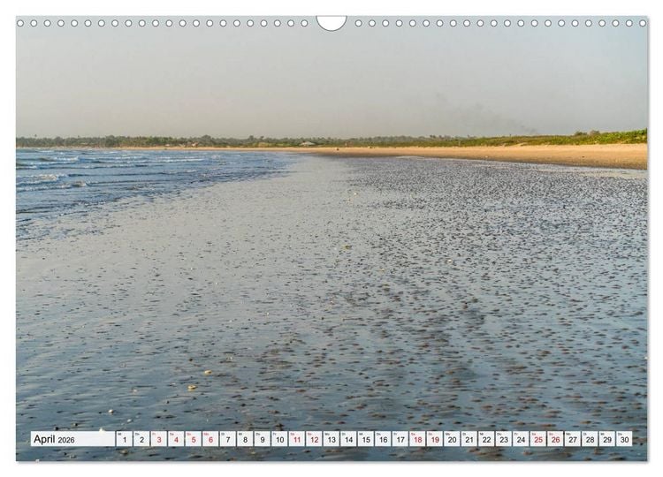 Produktbild: Traumstr&auml;nde in Gambia (Wandkalender 2026 DIN A3 quer), CALVENDO Monatskalender