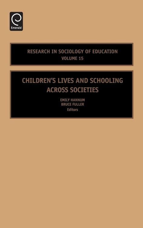 Produktbild: Children's Lives and Schooling across Societies