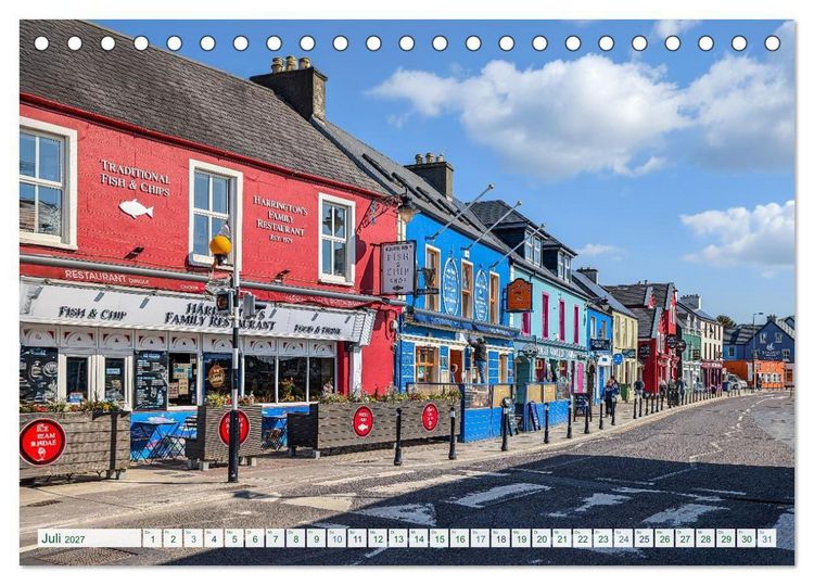 Produktbild: Irland - Unterwegs auf dem Wild Altantic Way (Tischkalender 2027 DIN A5 quer), CALVENDO Monatskalender