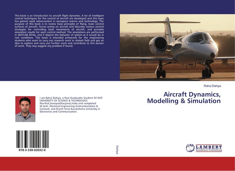 Produktbild: Aircraft Dynamics, Modelling & Simulation