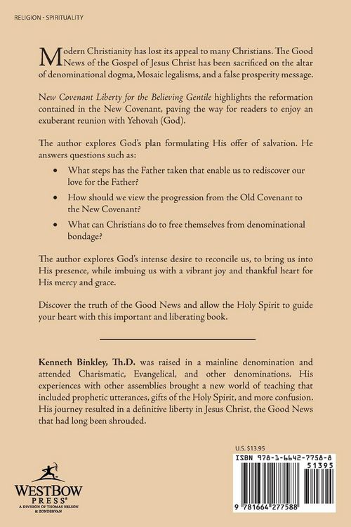 Produktbild: New Covenant Liberty for the Gentile Believer