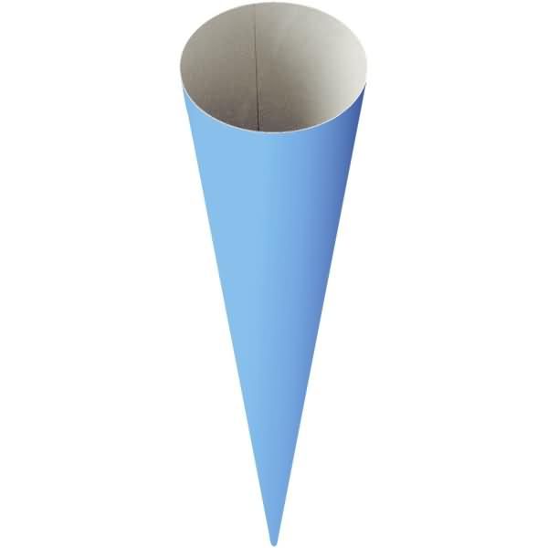 Produktbild: Schult&uuml;ten-Rohling | &Oslash; 19 cm 70 cm, 300 g/m&sup2;, blau