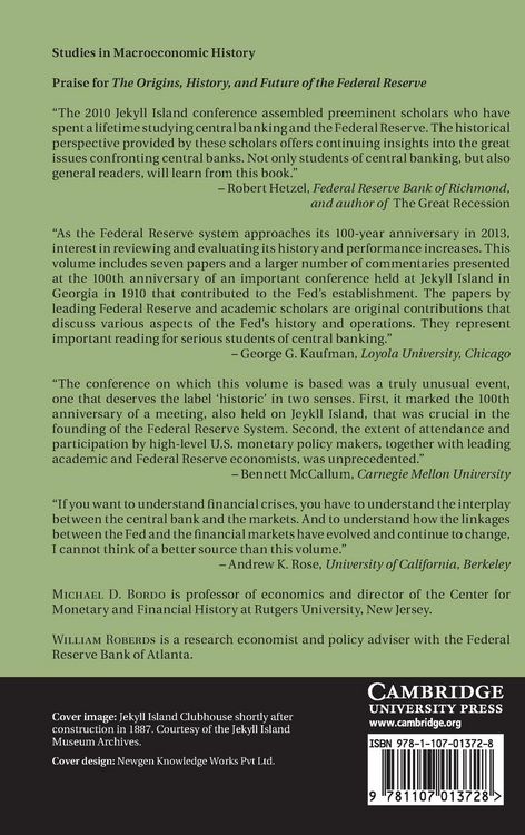 Produktbild: The Origins, History, and Future of the Federal Reserve