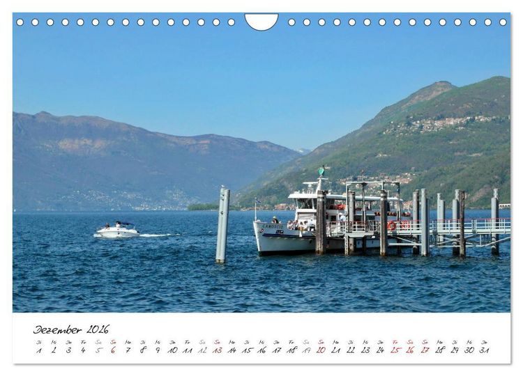 Produktbild: Motive rund um den See Lago Maggiore (Wandkalender 2026 DIN A4 quer), CALVENDO Monatskalender