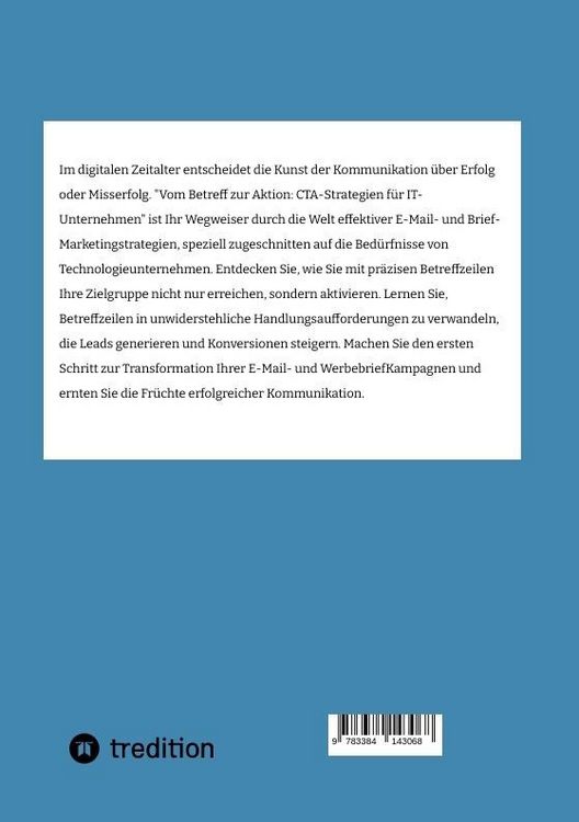 Produktbild: Vom Betreff zur Aktion: CTA-Strategien f&uuml;r IT-Unternehmen