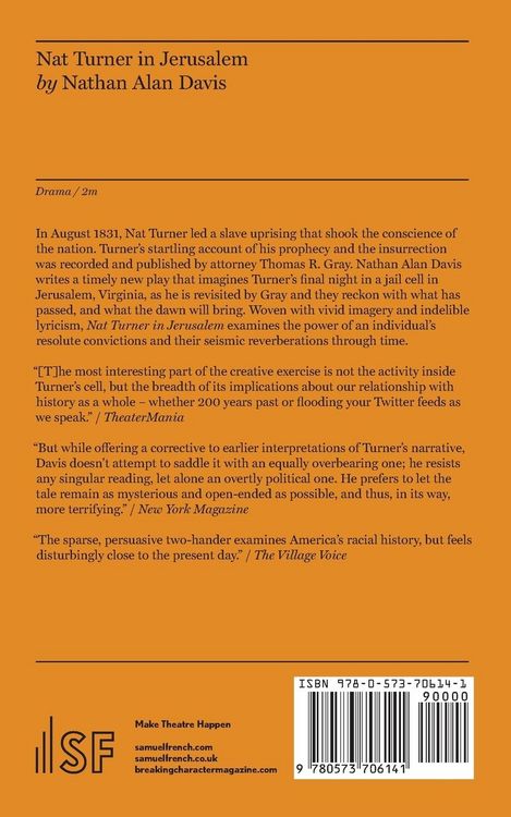 Produktbild: Nat Turner in Jerusalem