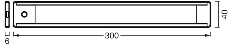 Produktbild: OSRAM Undercabinet Flexus Linear 4.2W CCT DIM White LED-Unterbauleuchte LED LED fest eingebaut 4.2 W Warmwei&szlig; Wei&szlig;