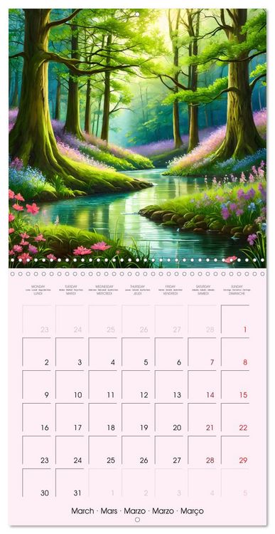 Produktbild: The forest through the seasons (Wall Calendar 2026 12 &times; 12 Inch) CALVENDO 12 Month Wall Calendar
