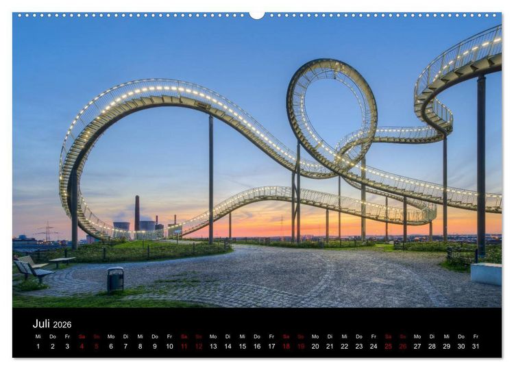 Produktbild: St&auml;dte und Sehensw&uuml;rdigkeiten in Deutschland (hochwertiger Premium Wandkalender 2026 DIN A2 quer), Kunstdruck in Hochglanz