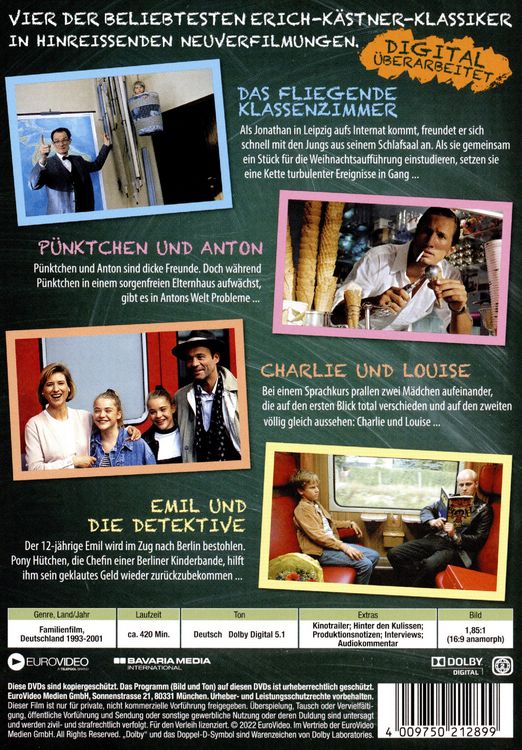 Produktbild: Erich K&auml;stner Collection [4 DVDs]