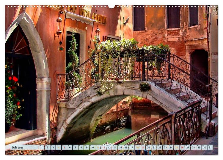 Produktbild: Venedig - sehr privat (hochwertiger Premium Wandkalender 2026 DIN A2 quer), Kunstdruck in Hochglanz