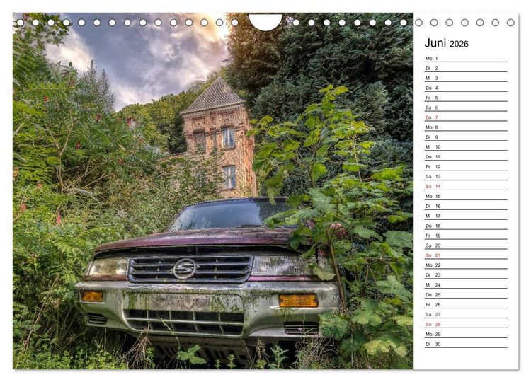 Produktbild: Rostlauben - vergessene Klassiker (Wandkalender 2026 DIN A4 quer), CALVENDO Monatskalender
