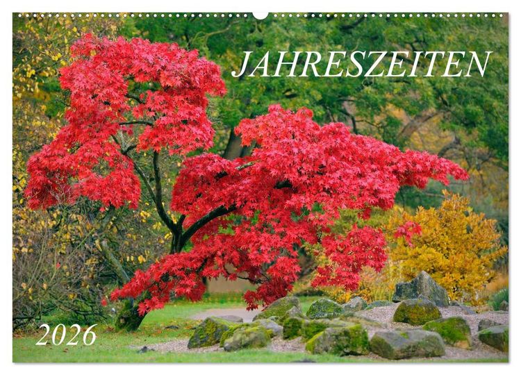 Produktbild: Jahreszeiten / 2026 (Wandkalender 2026 DIN A2 quer), CALVENDO Monatskalender