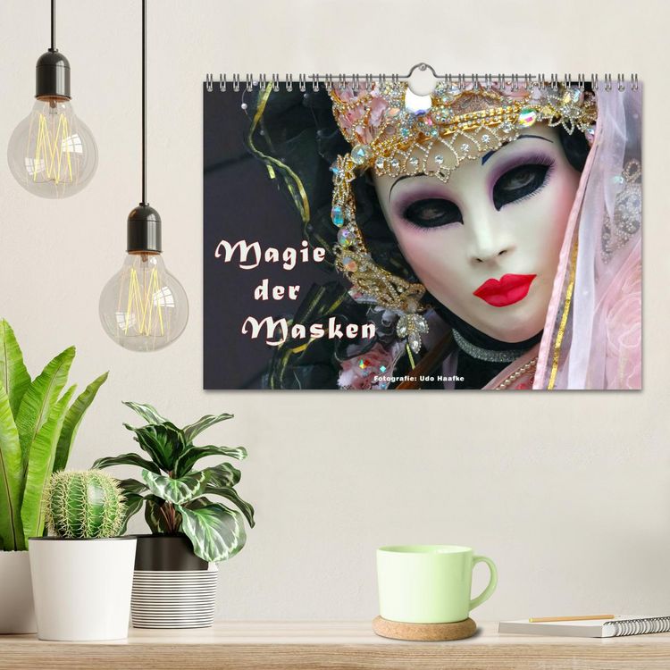 Produktbild: Magie der Masken (Wandkalender 2026 DIN A4 quer), CALVENDO Monatskalender