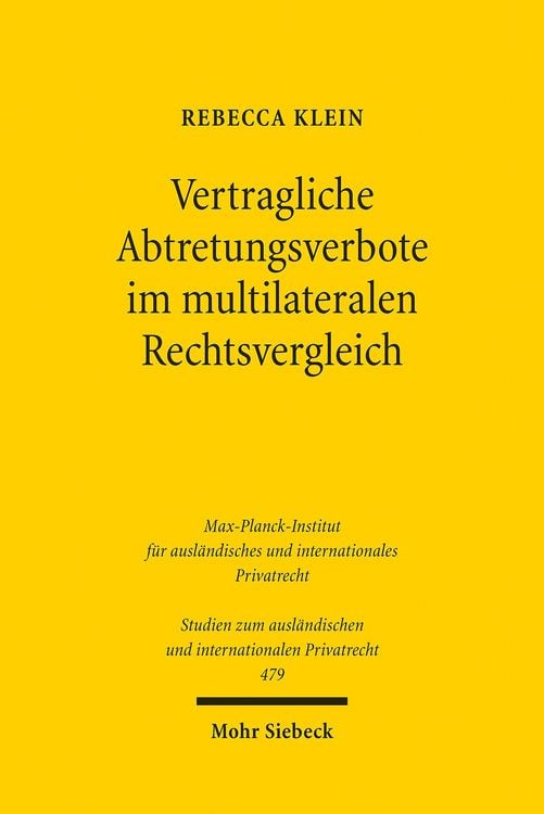 Produktbild: Vertragliche Abtretungsverbote im multilateralen Rechtsvergleich