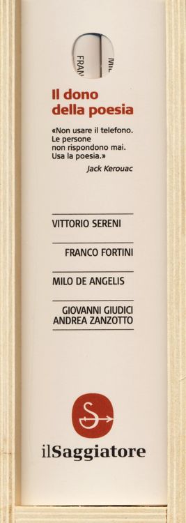 Produktbild: Il dono della poesia: Gli ultimi poeti. Giovanni Giudici e Andrea Zanzotto-Millimetri-Composita solvantur-Gli immediati dintorni. primi e secondi