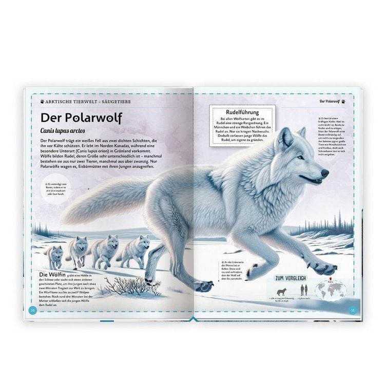 Produktbild: TR&Ouml;TSCH - Kinderbuch Das gro&szlig;artige Buch der Polartiere| Ab 8 Jahren