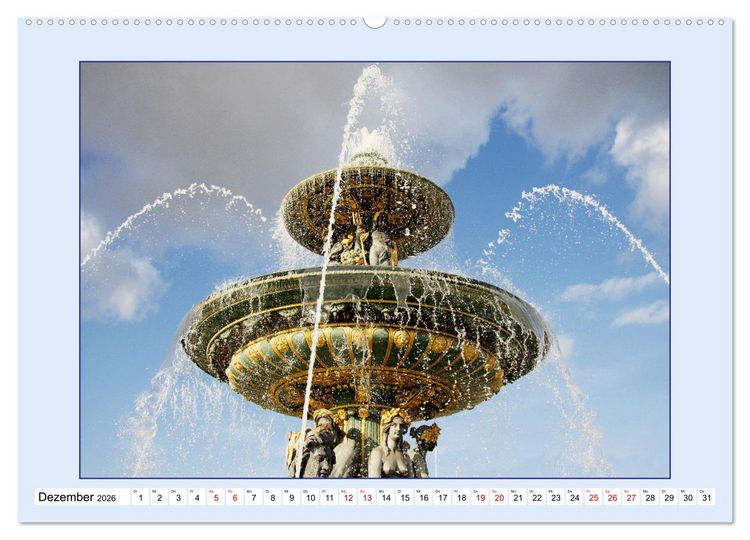 Produktbild: Sch&ouml;ne Wasserspiele (Wandkalender 2026 DIN A2 quer), CALVENDO Monatskalender