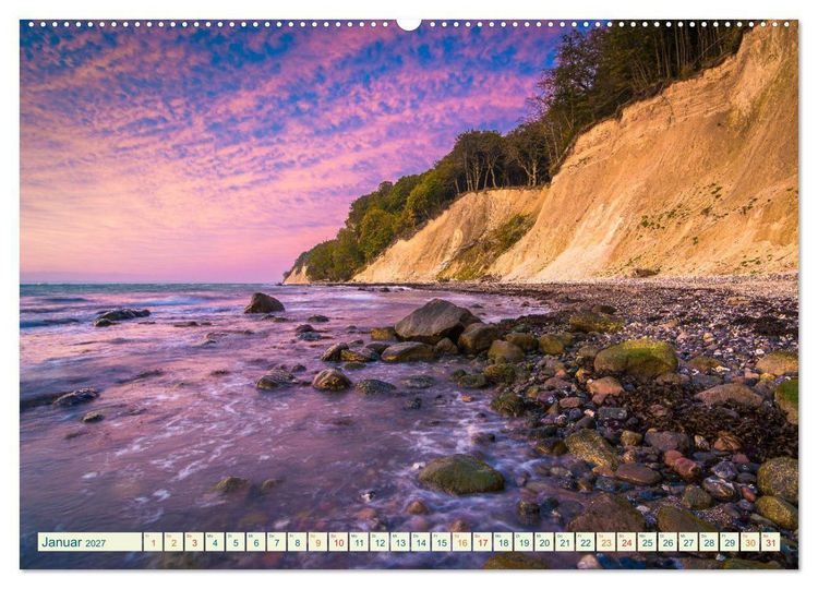 Produktbild: Insel R&uuml;gen - Malerische Kreidek&uuml;ste (hochwertiger Premium Wandkalender 2027 DIN A2 quer), Kunstdruck in Hochglanz