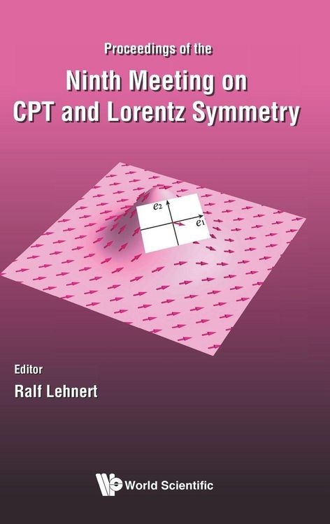 Produktbild: Cpt and Lorentz Symmetry, 9 Meet