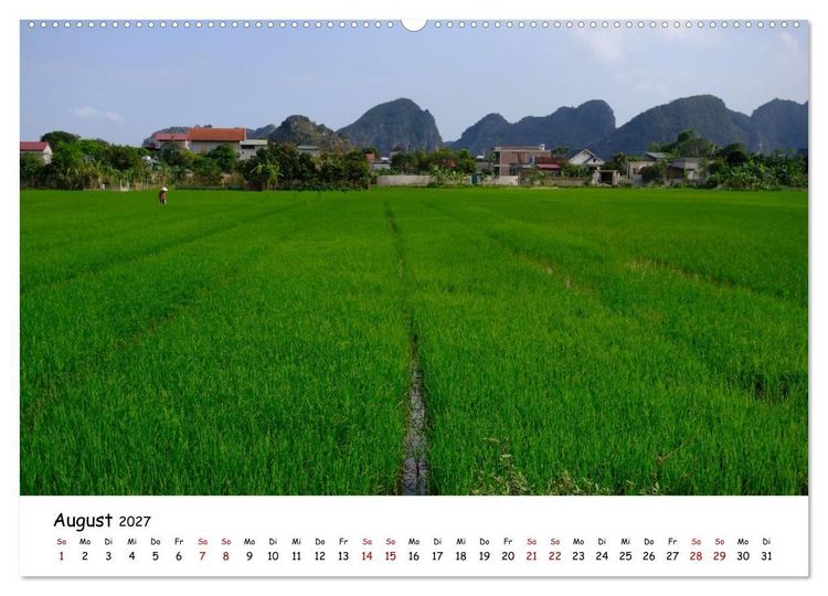Produktbild: Vietnams verborgenes Paradies (hochwertiger Premium Wandkalender 2027 DIN A2 quer), Kunstdruck in Hochglanz