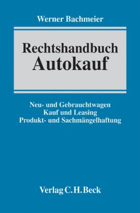 Produktbild: Rechtshandbuch Autokauf