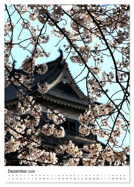 Produktbild: Japan - Kirschbl&uuml;ten (Wandkalender 2026 DIN A4 hoch), CALVENDO Monatskalender