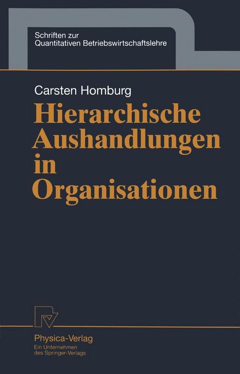 Produktbild: Hierarchische Aushandlungen in Organisationen