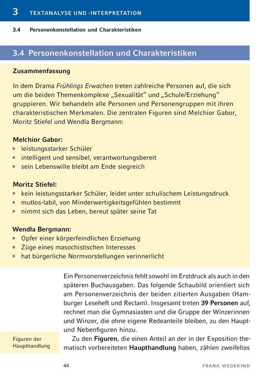 Produktbild: Fr&uuml;hlings Erwachen von Frank Wedekind - Textanalyse und Interpretation
