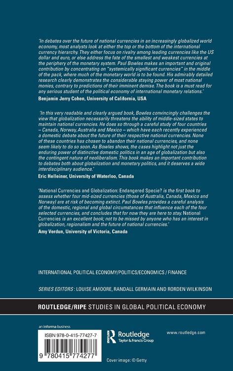 Produktbild: National Currencies and Globalization
